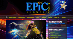 Desktop Screenshot of epicdanceshowcase.com